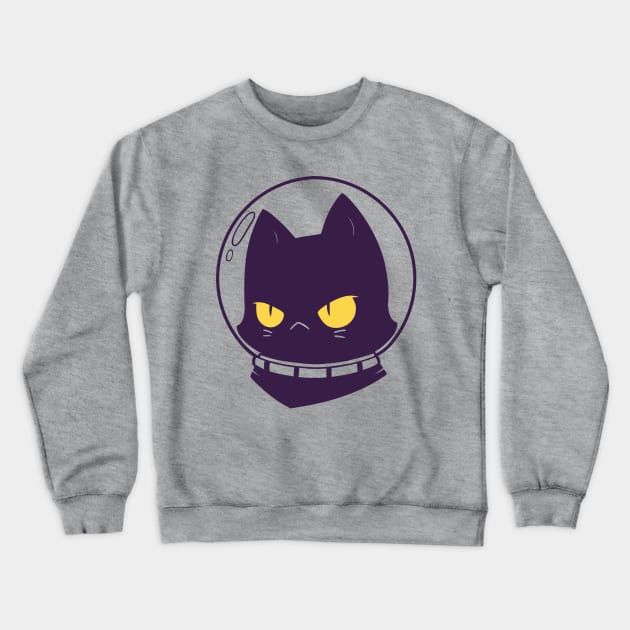 Space Cat Crewneck Sweatshirt by Susto